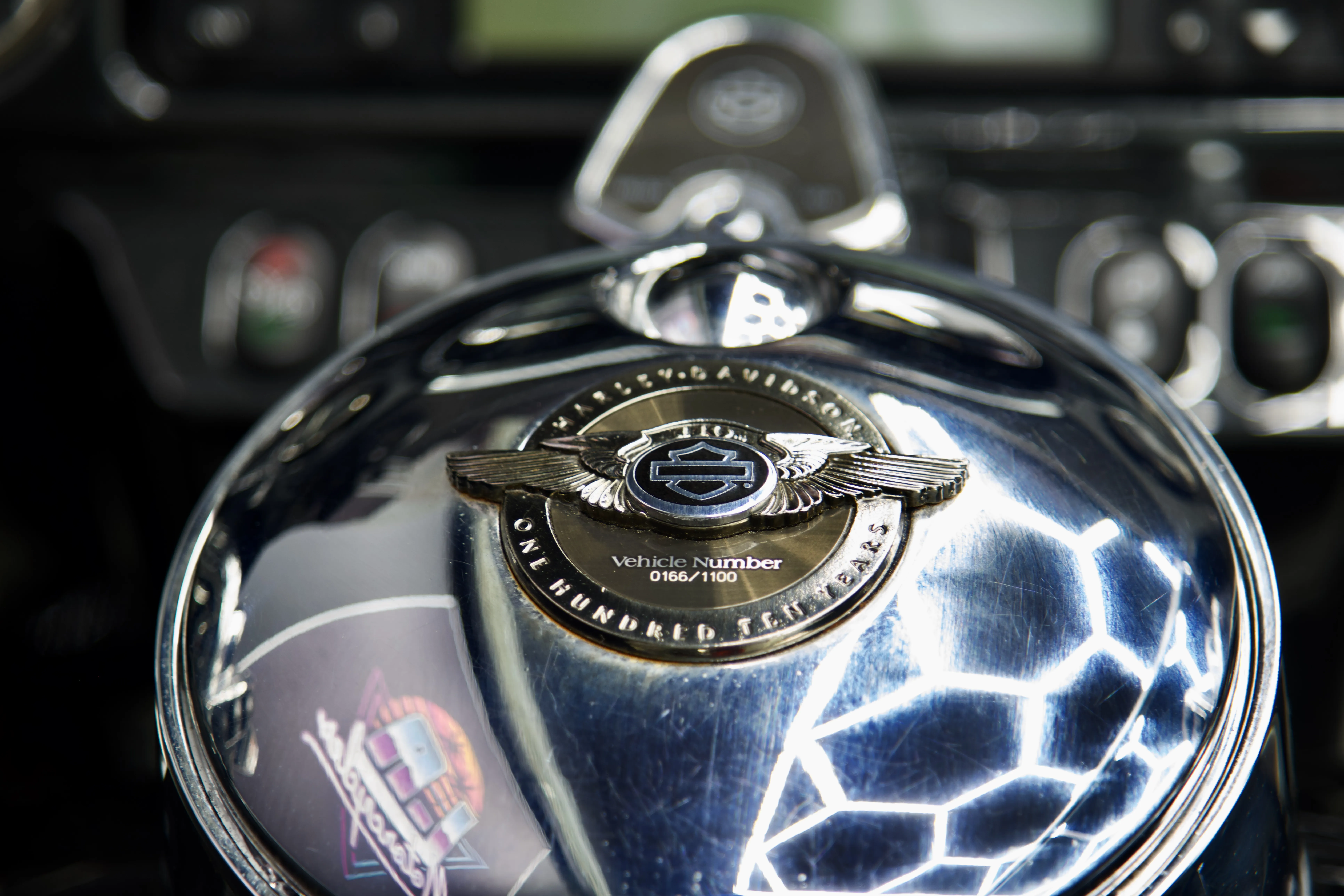 Vue arrière avec top case