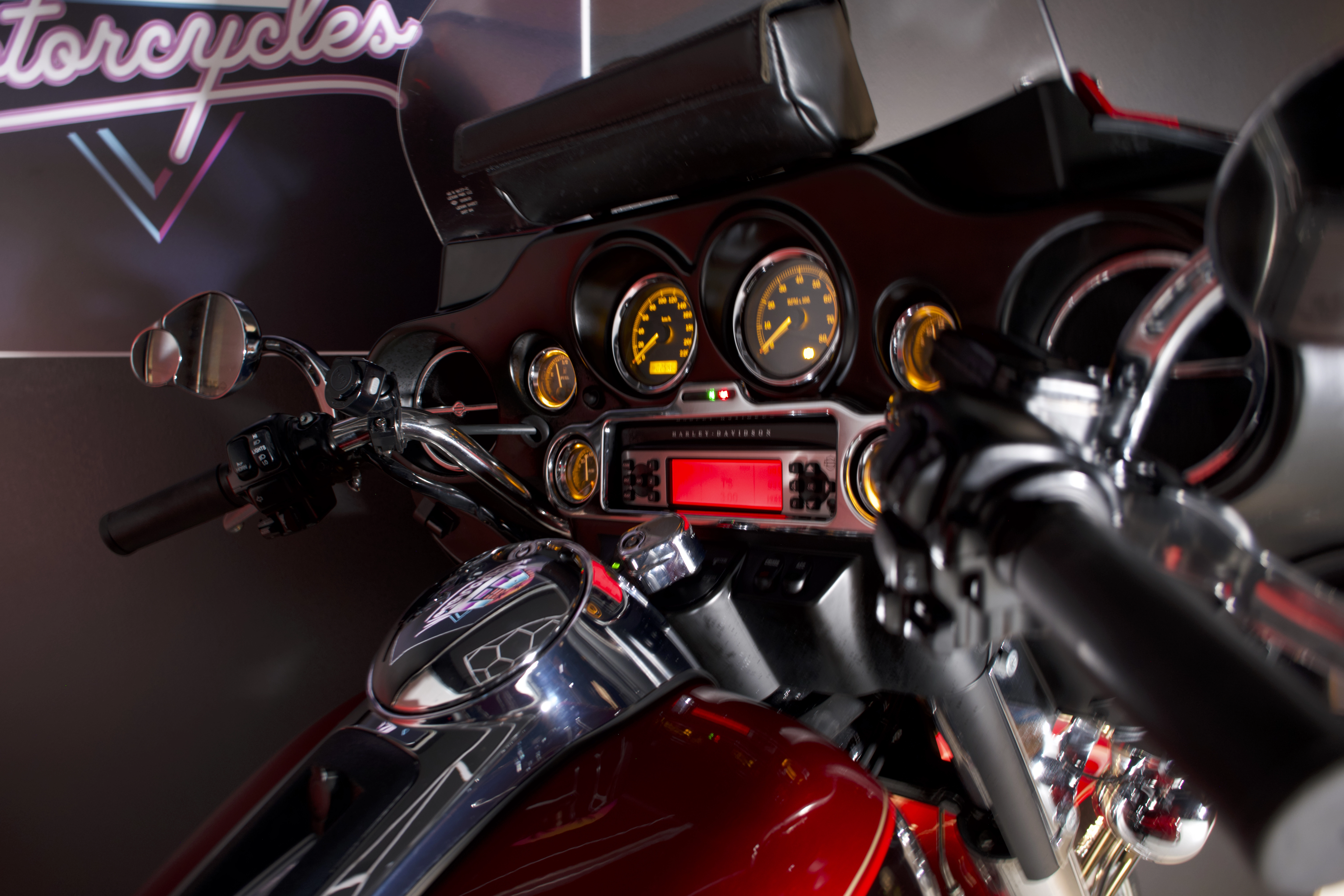 Electra Glide vue de trois-quarts