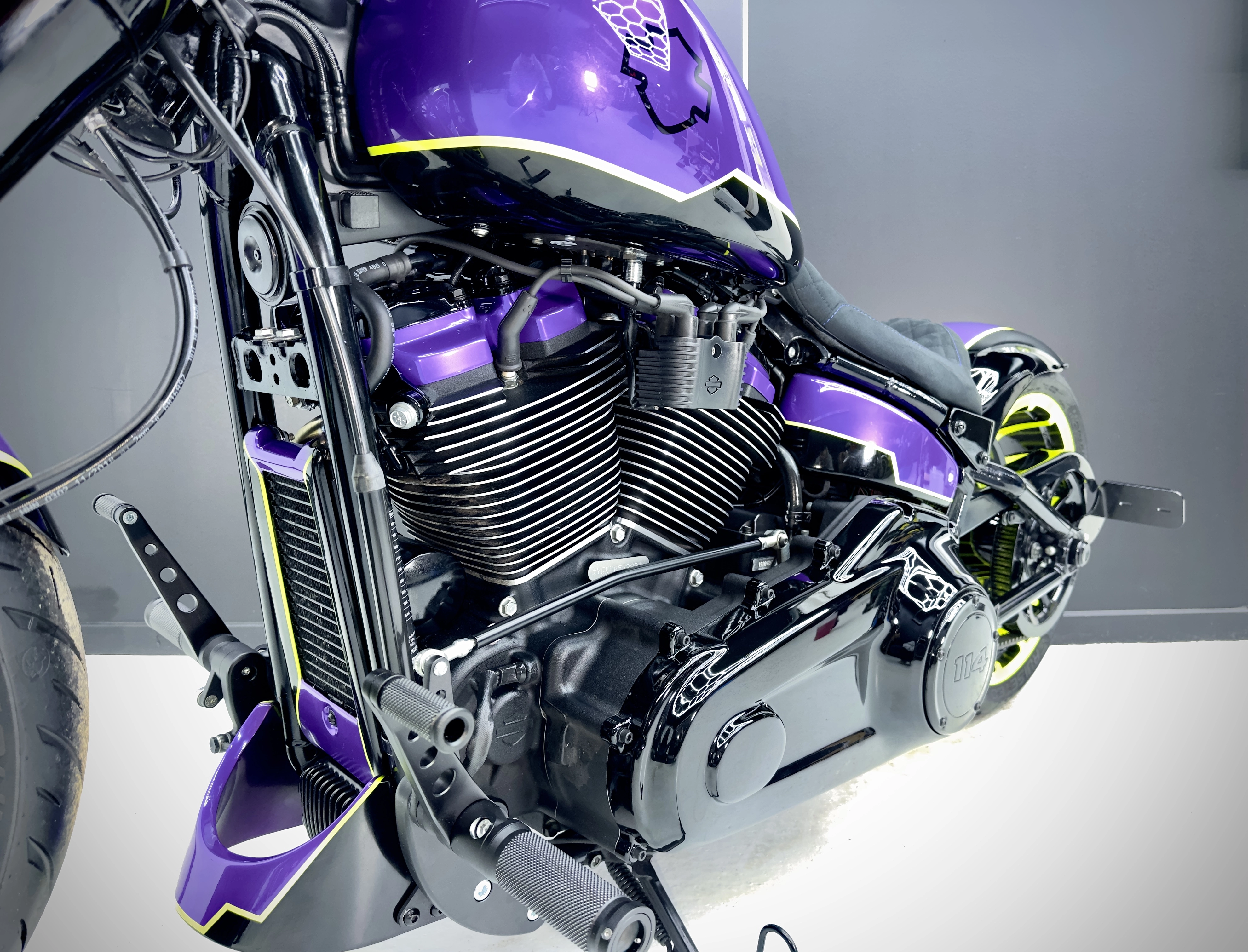 Détail du moteur Milwaukee-Eight