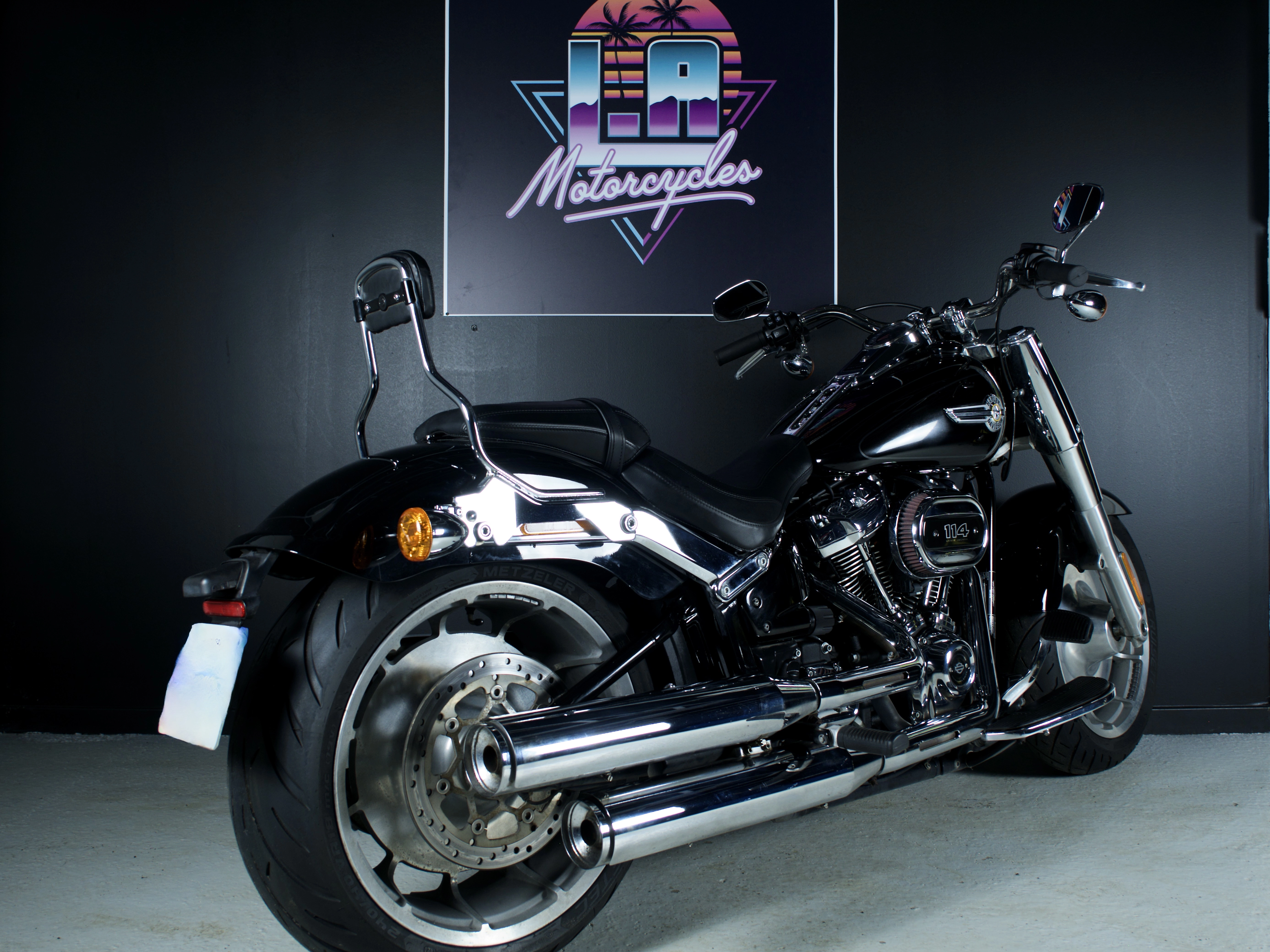 Vue arrière avec feu LED