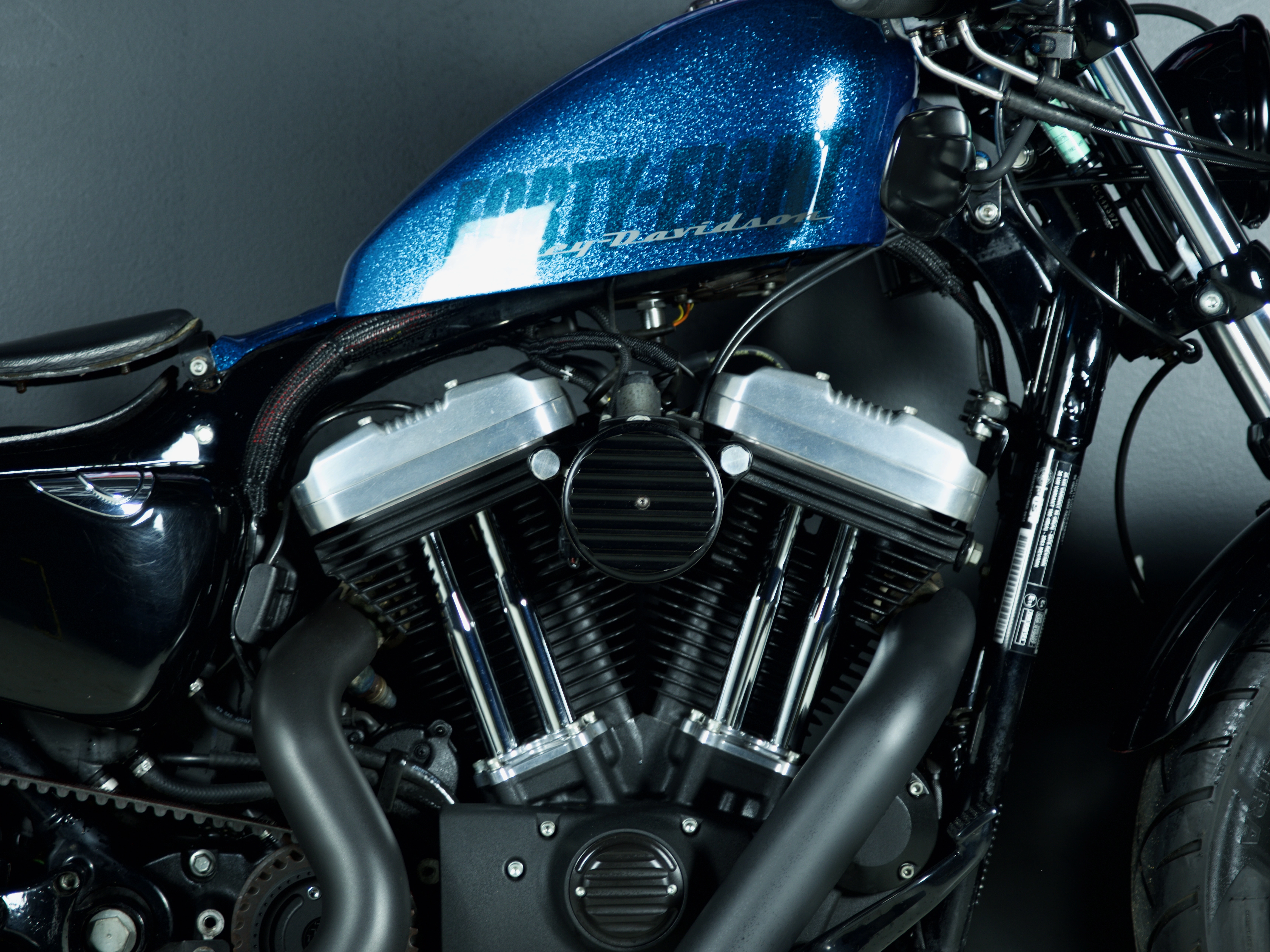 Détail des échappements Vance & Hines