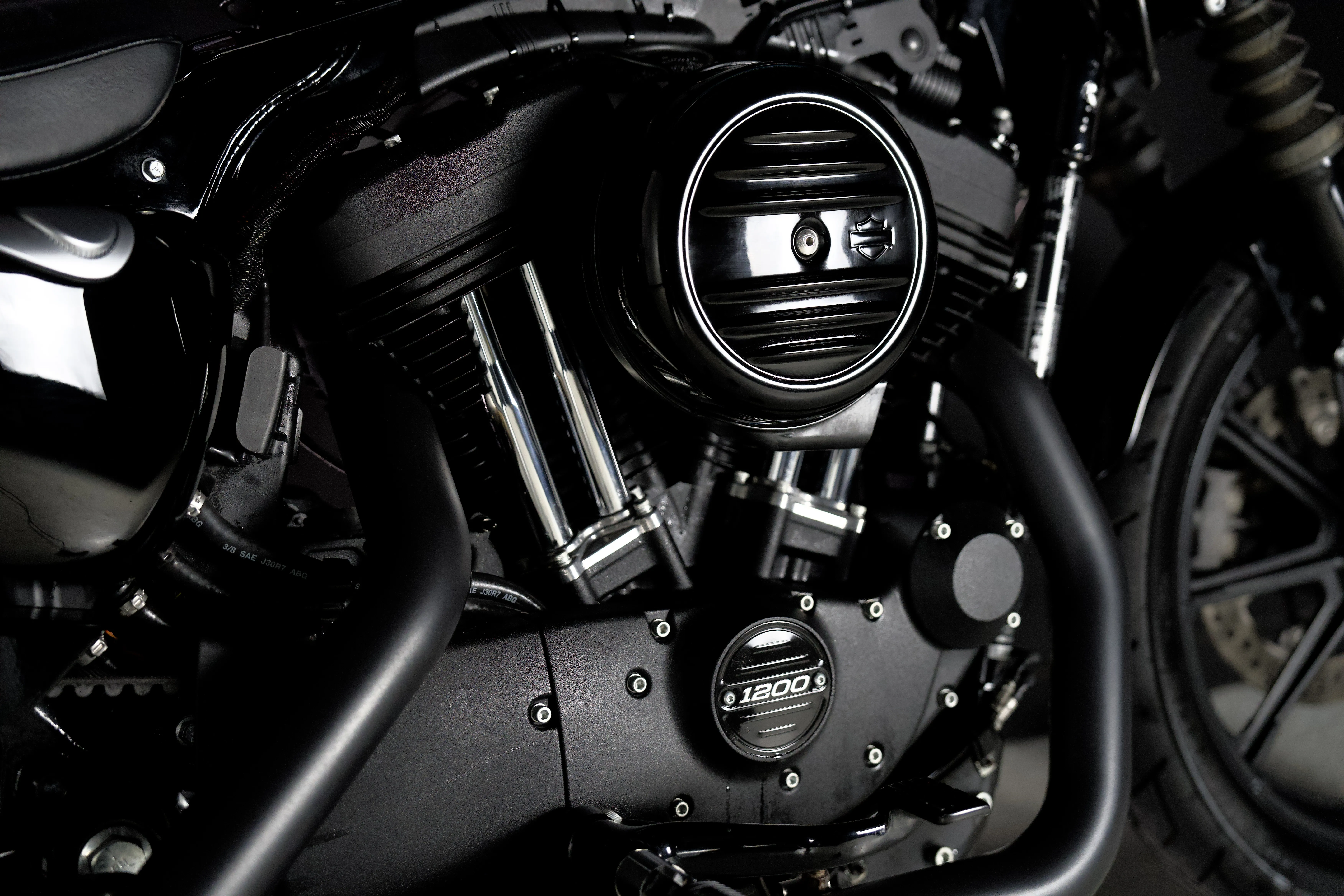 Détail de la selle et du pouf passager