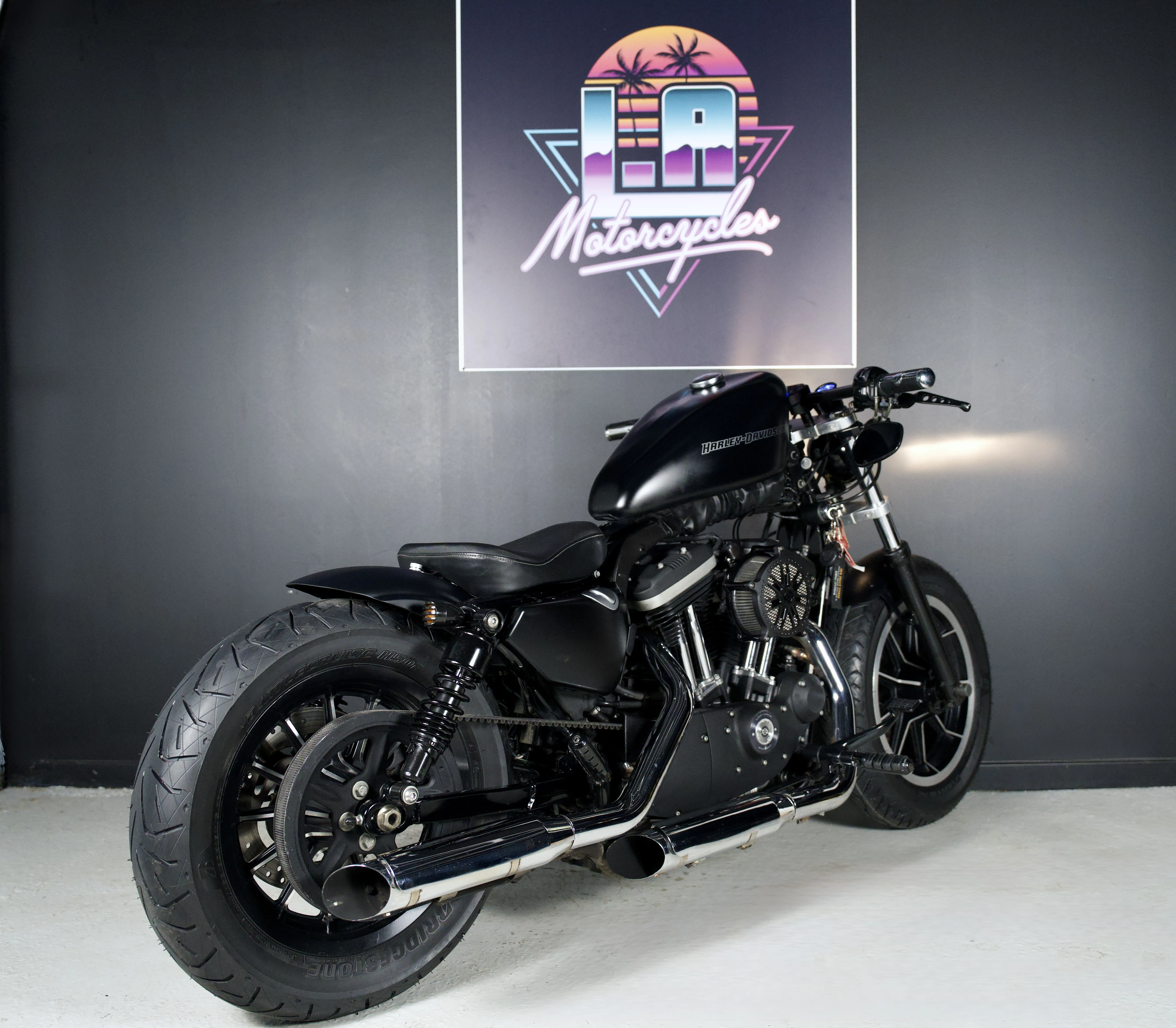 Vue de profil Iron 883