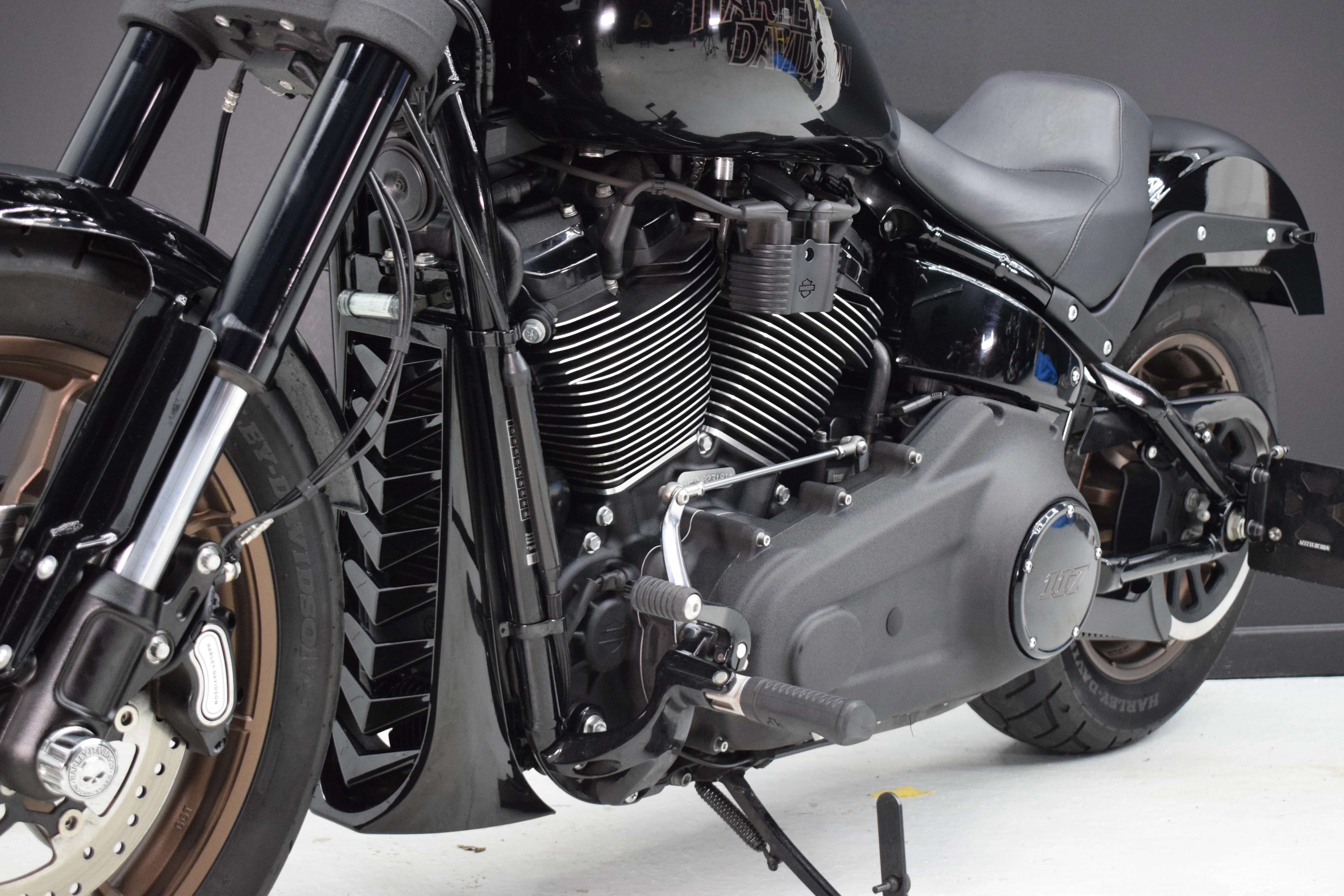 Vue des suspensions Öhlins