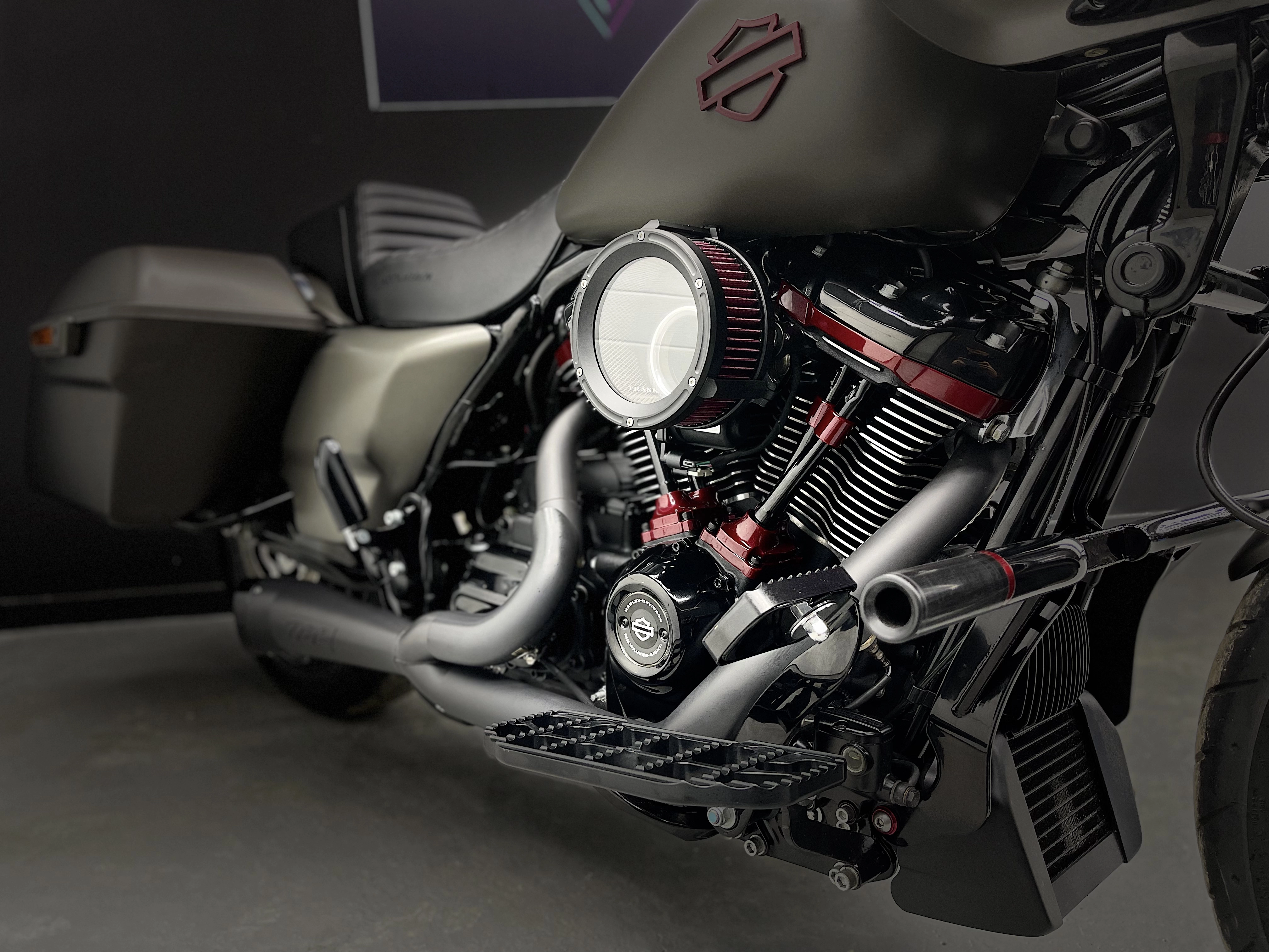 Détail du moteur Milwaukee-Eight