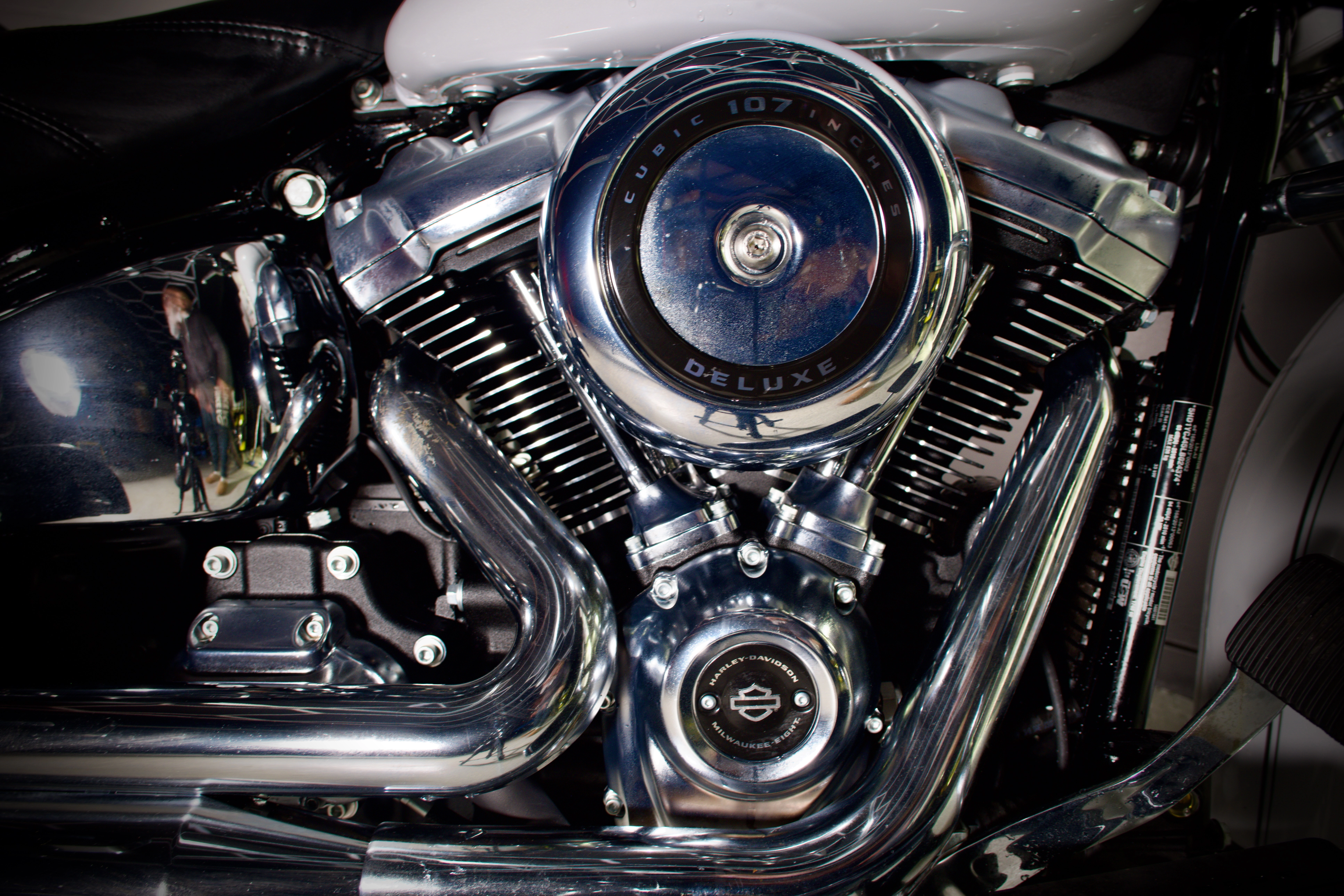 Vue d'ensemble de la moto