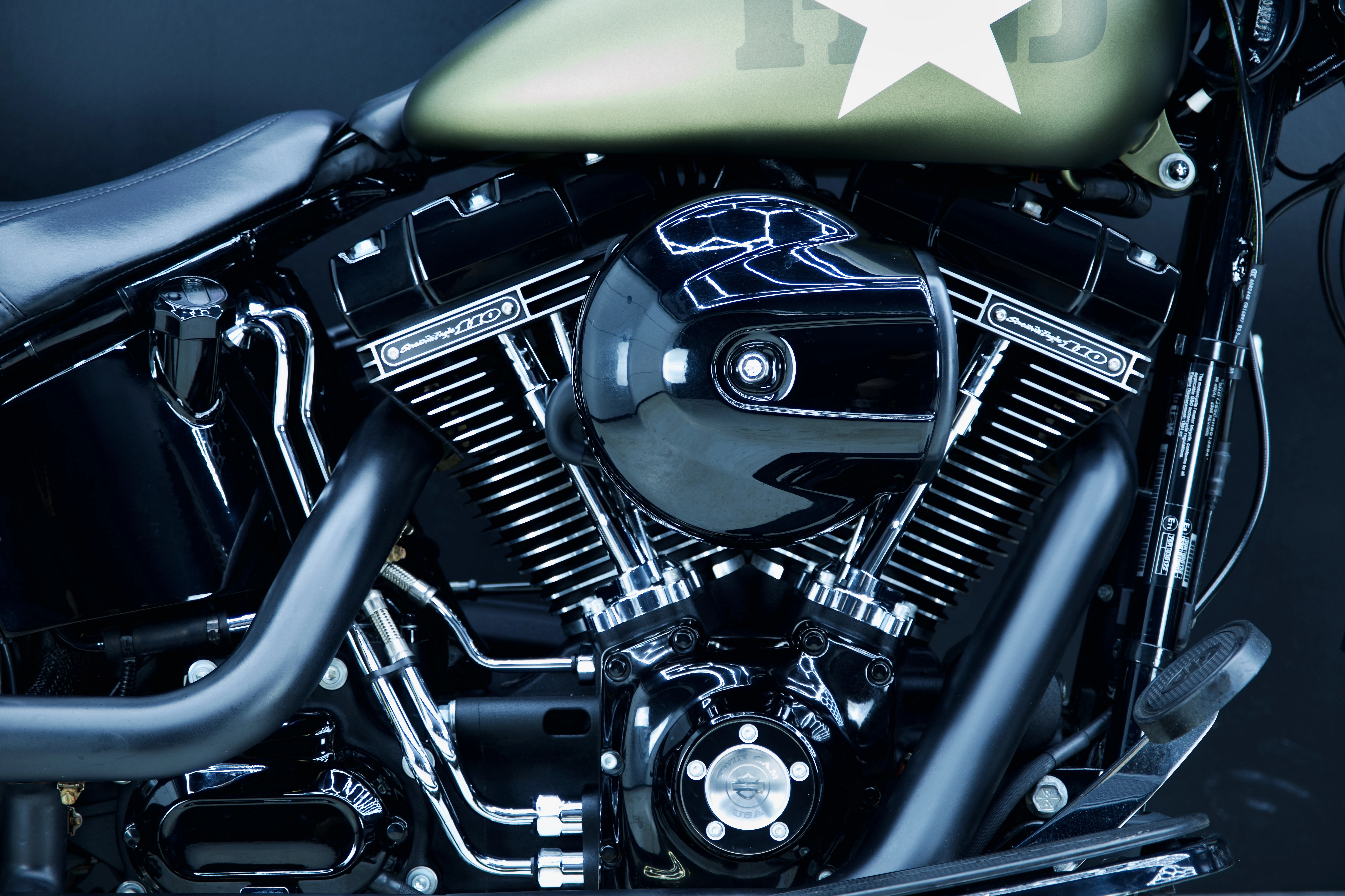 Vue arrière du garde-boue