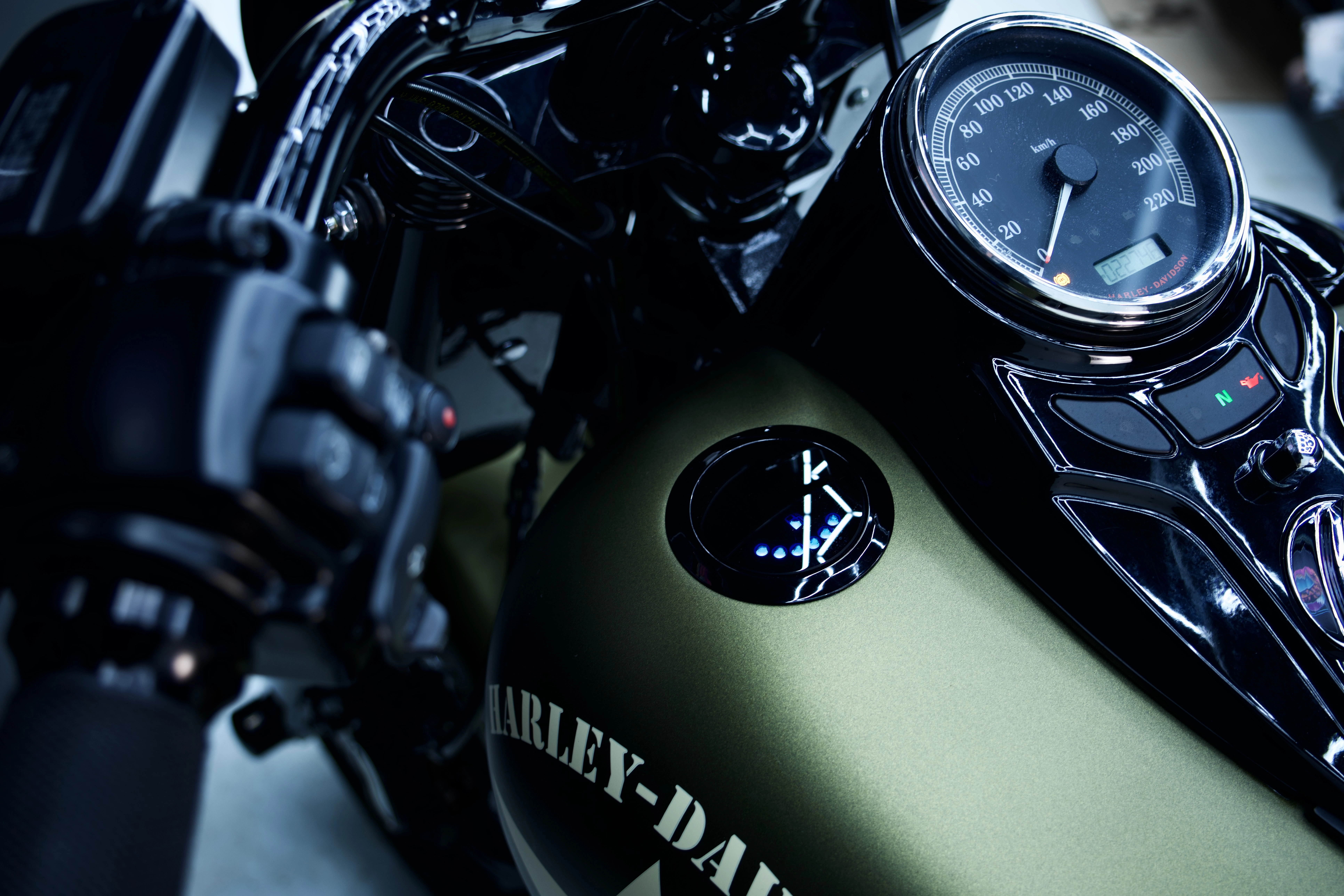 Vue d'ensemble de la moto