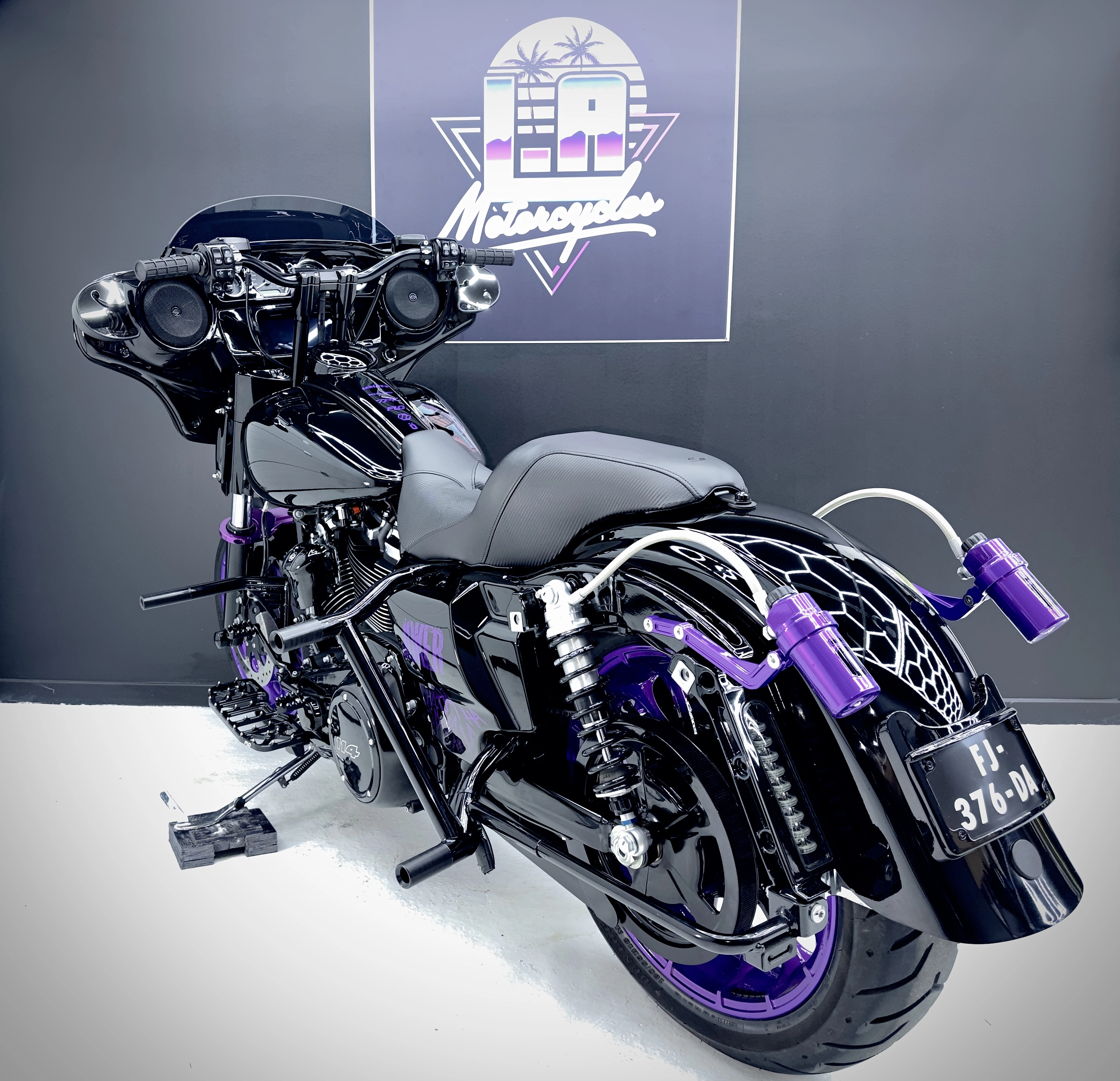 Street Glide The Joker vue de trois-quarts